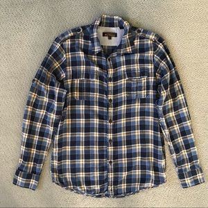 Ben Sherman Men’s Plaid Long Sleeve Button Up Sz L